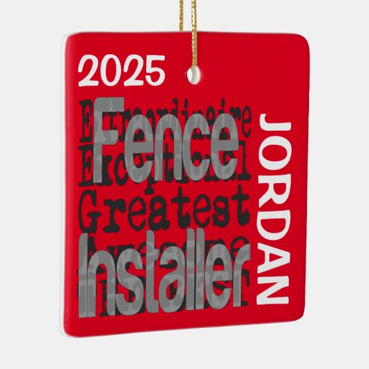 Omheining Installer Buitengewoon CUSTOM Keramisch Ornament (Rechts)