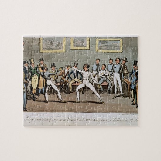 Omheining: Jerry's bewondering voor Tom in een 'As Legpuzzel (Horizontaal)