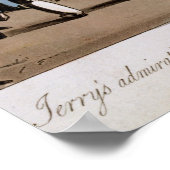 Omheining: Jerry's bewondering voor Tom in een 'As Poster (Hoek)