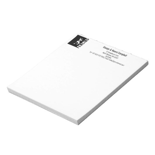 Omheining Notitieblok (Linkerzijde)