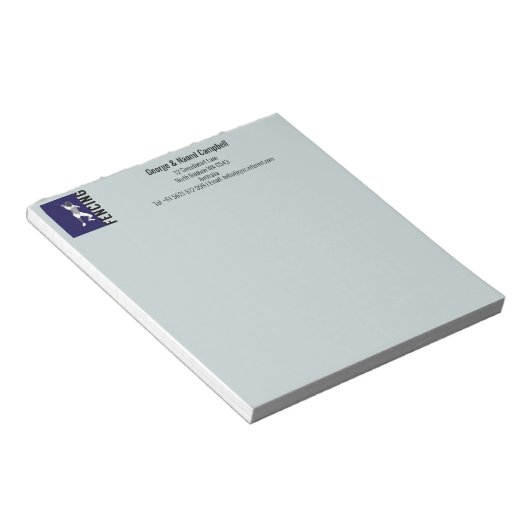 Omheining Notitieblok (Schuin)