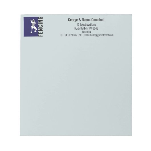 Omheining Notitieblok (Voorkant)