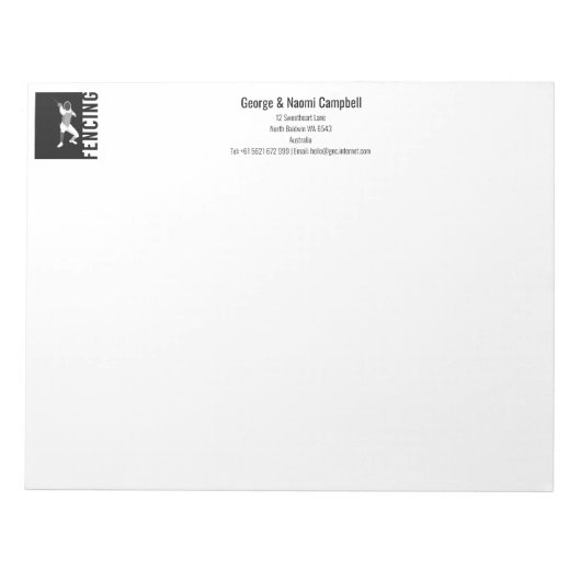 Omheining Notitieblok (Voorkant)