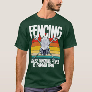 Omheining omdat het straffen van mensen verboden i t-shirt