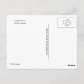 Omheining op het Strand van de Mirte Briefkaart (Achterkant)