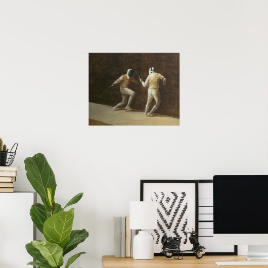 Omheining Poster (Thuiskantoor)