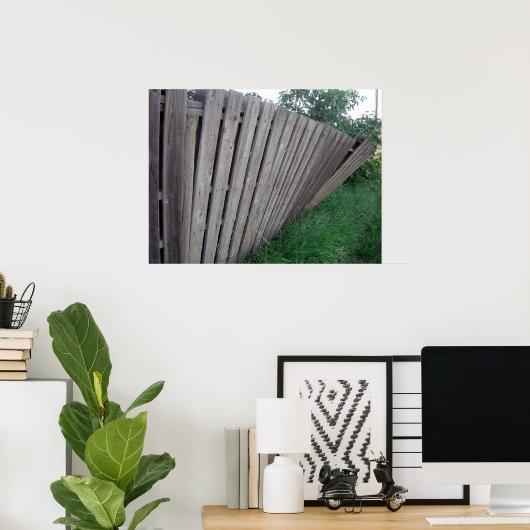 Omheining Poster (Thuiskantoor)