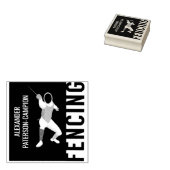 Omheining Rubberstempel (Gestempeld)