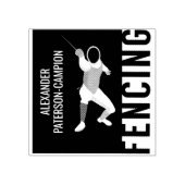 Omheining Rubberstempel (Afrduk)