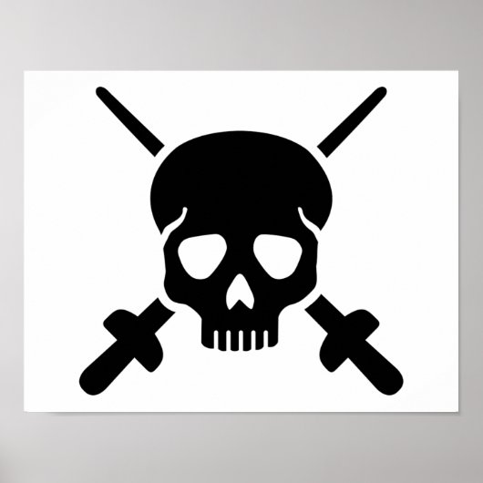 Omheining schedel poster (Voorkant)