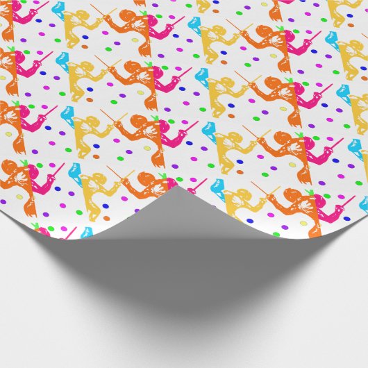 Omheining Sport Cadeaupapier (Hoek)