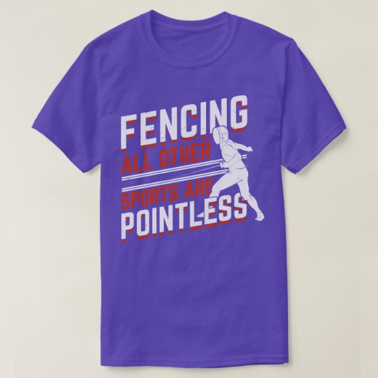 Omheining sport Fencer Gift T-shirt (Design voorkant)