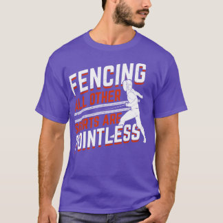 Omheining sport Fencer Gift T-shirt