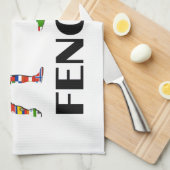 Omheining Theedoek (Quarter Fold)