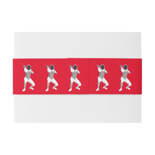 Omheining Uitnodigingen Wikkel (Achterkant Voorbeeld)