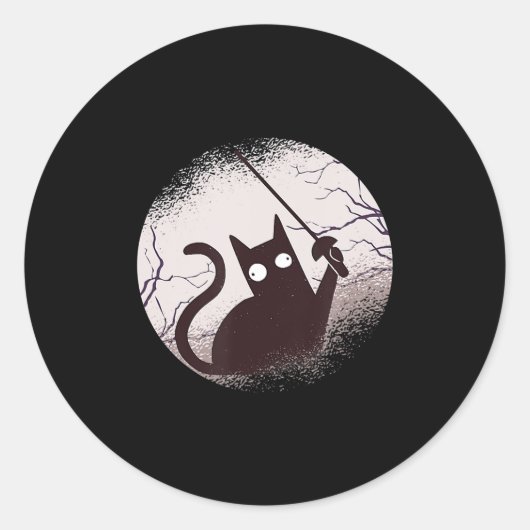 Omheining van de sporter van gamer ronde sticker (Voorkant)