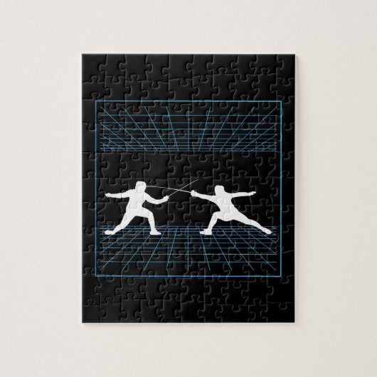 Omheining van de sportweddensport voor gamer legpuzzel (Verticaal)