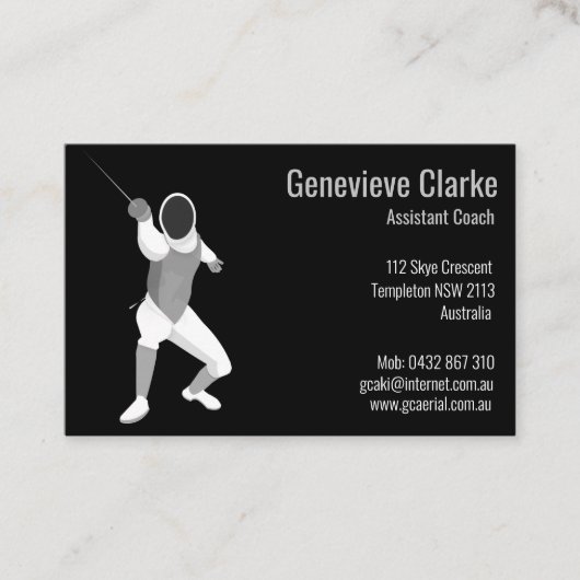 Omheining Visitekaartje (Voorkant)