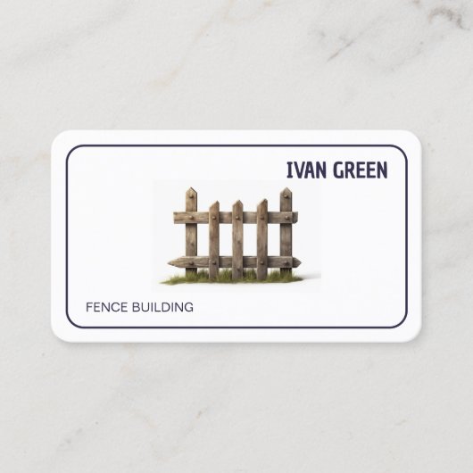 Omheining Visitekaartje (Voorkant)