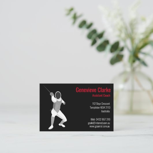 Omheining Visitekaartje (Staand voorkant)