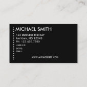 Omheining - Visitekaartje (Achterkant)