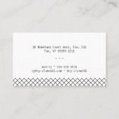 Omheining Visitekaartje (Achterkant)