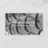 Omheining Visitekaartjes (Voorkant)