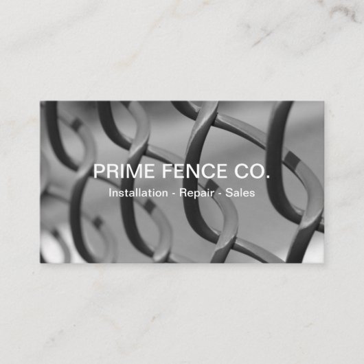 Omheining Visitekaartjes (Voorkant)