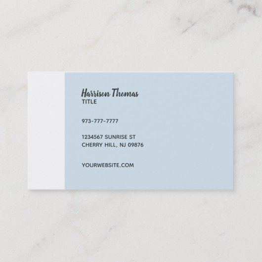 Omheining Visitekaartjes (Achterkant)