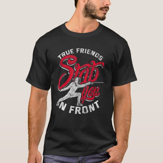 Omheining voor bekerkuikens Rapier Mannen Vrouwen T-shirt (Voorkant)
