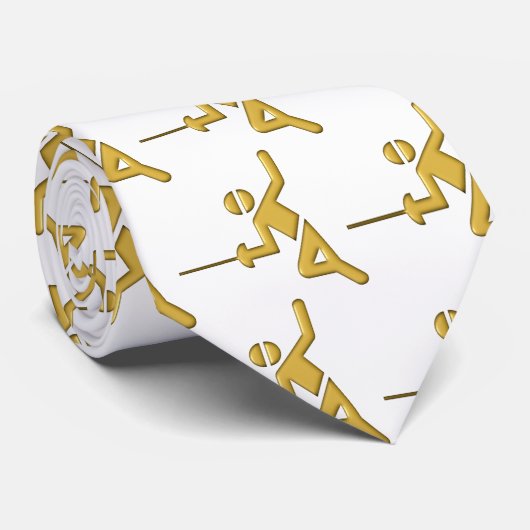 Omheining voor het goud! -stropdas stropdas (Opgerold)