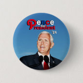 Omheining voor President '24 Ronde Button 5,7 Cm (Voorkant)