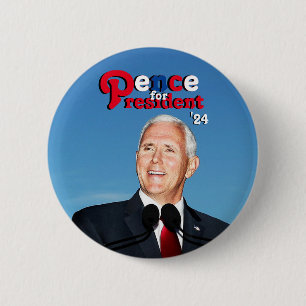 Omheining voor President '24 Ronde Button 5,7 Cm