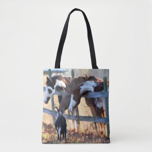 Omheining Vrienden Tote Bag (Voorkant)
