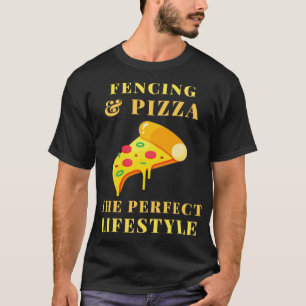 omheiningen en pizza lifestyle t-shirt