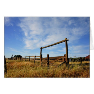 Omheiningen in het veld