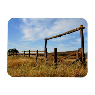 Omheiningen in het veld magneet