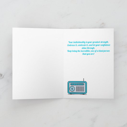 Omheleer je individualiteit kaart (Binnen)