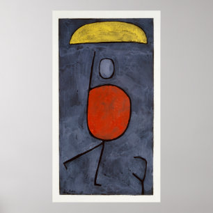 Omhels de regen: Paul Klee's Paraplu Masterpiece Poster