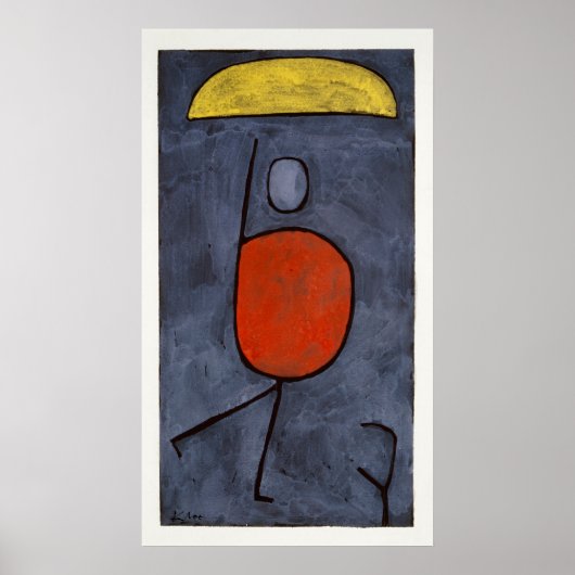 Omhels de regen: Paul Klee's Paraplu Masterpiece Poster (Voorkant)