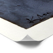 Omhels de regen: Paul Klee's Paraplu Masterpiece Poster (Hoek)