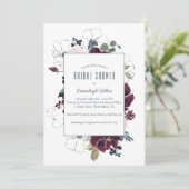 Omhels Florals Vrijgezellenfeest | Bourgondisch ma Kaart (Staand voorkant)