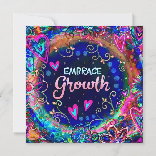 Omhels Groei Aanmoediging Inspirativiteit (Voorkant)