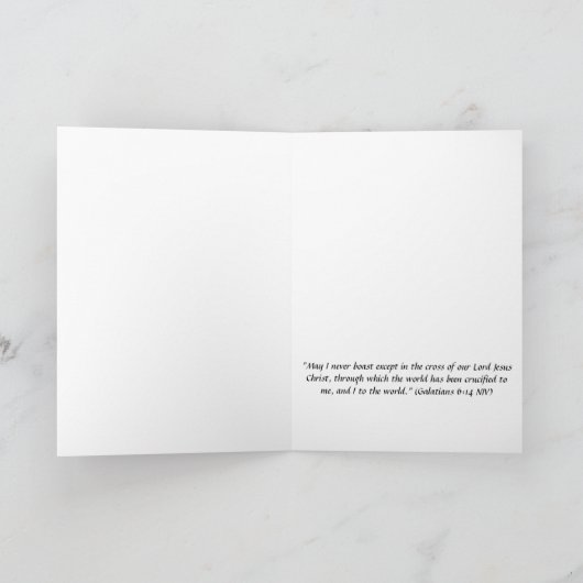 Omhels het Kruis Kaart (Binnen)