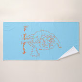 Omhels je demonen badhanddoek (Badhanddoek)