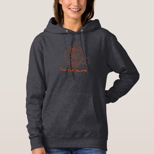 Omhels je demonen hoodie (Voorkant)
