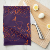 Omhels je demonen theedoek (Quarter Fold)