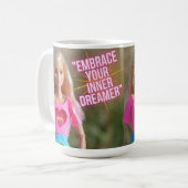 Omhels je innerlijke dromer koffiemok (Voorkant links)