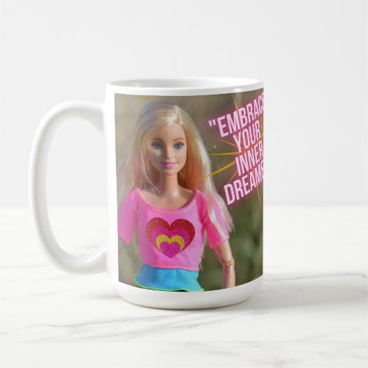 Omhels je innerlijke dromer koffiemok (Links)