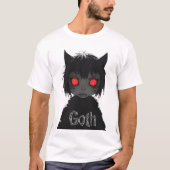 Omhels Mystique: Gothic Anime Fusion T-shirt (Voorkant)